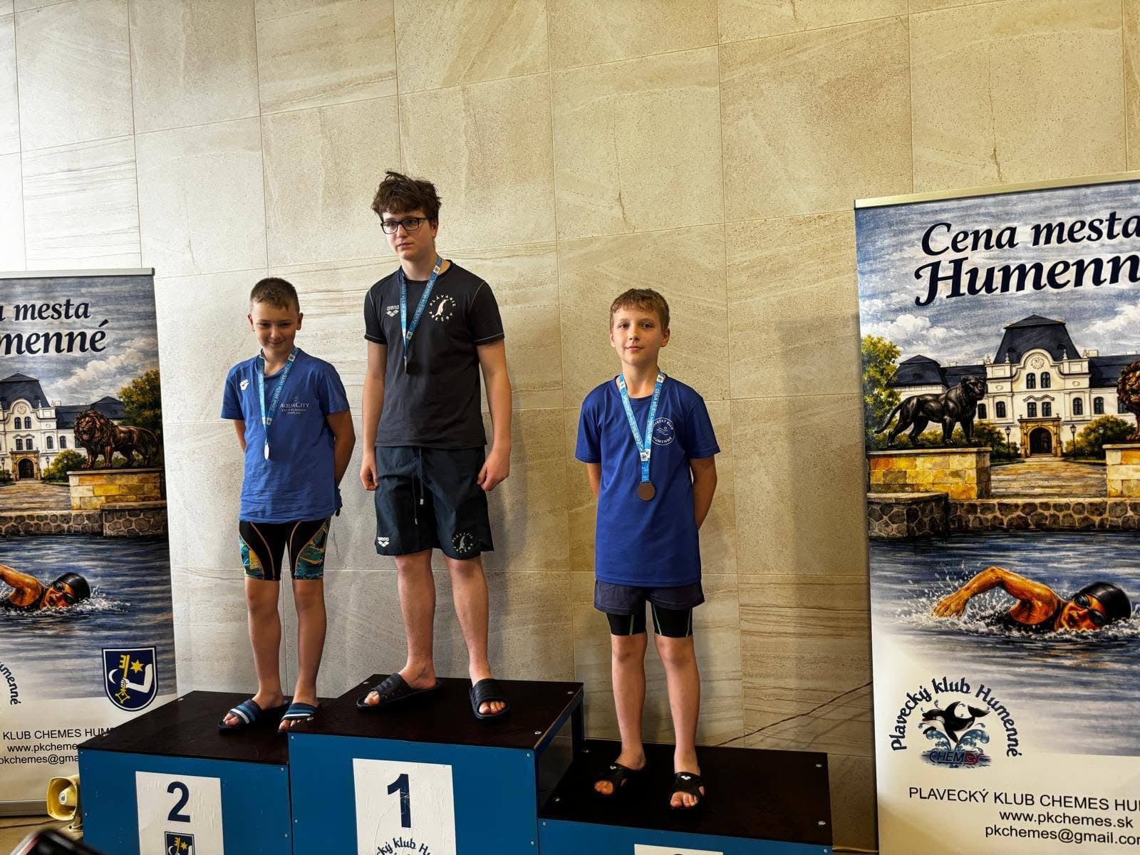 Podium chlapci